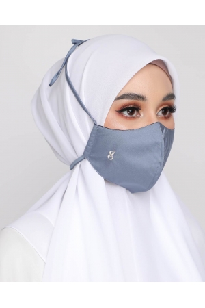 Satin faceMask │Dark Grey